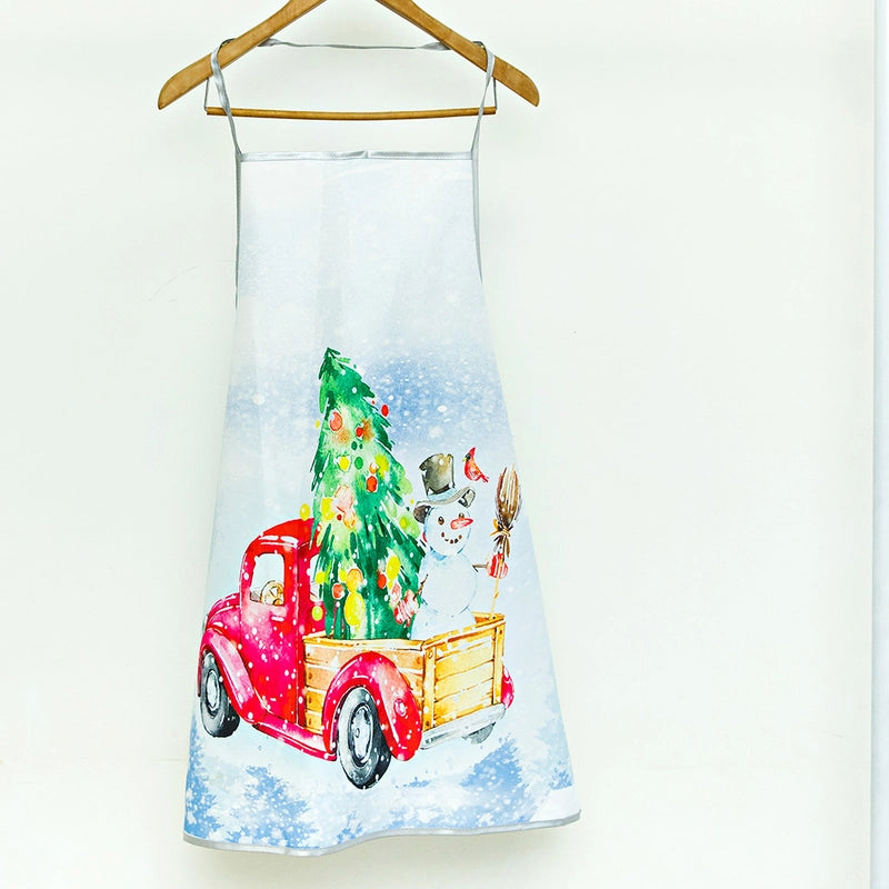 Christmas Vacation Tie Dye Polyester Apron 1 Set