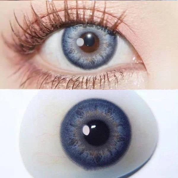 Rich Girl Blue Colored Contact Lenses Luxury Appearance 14.0mm