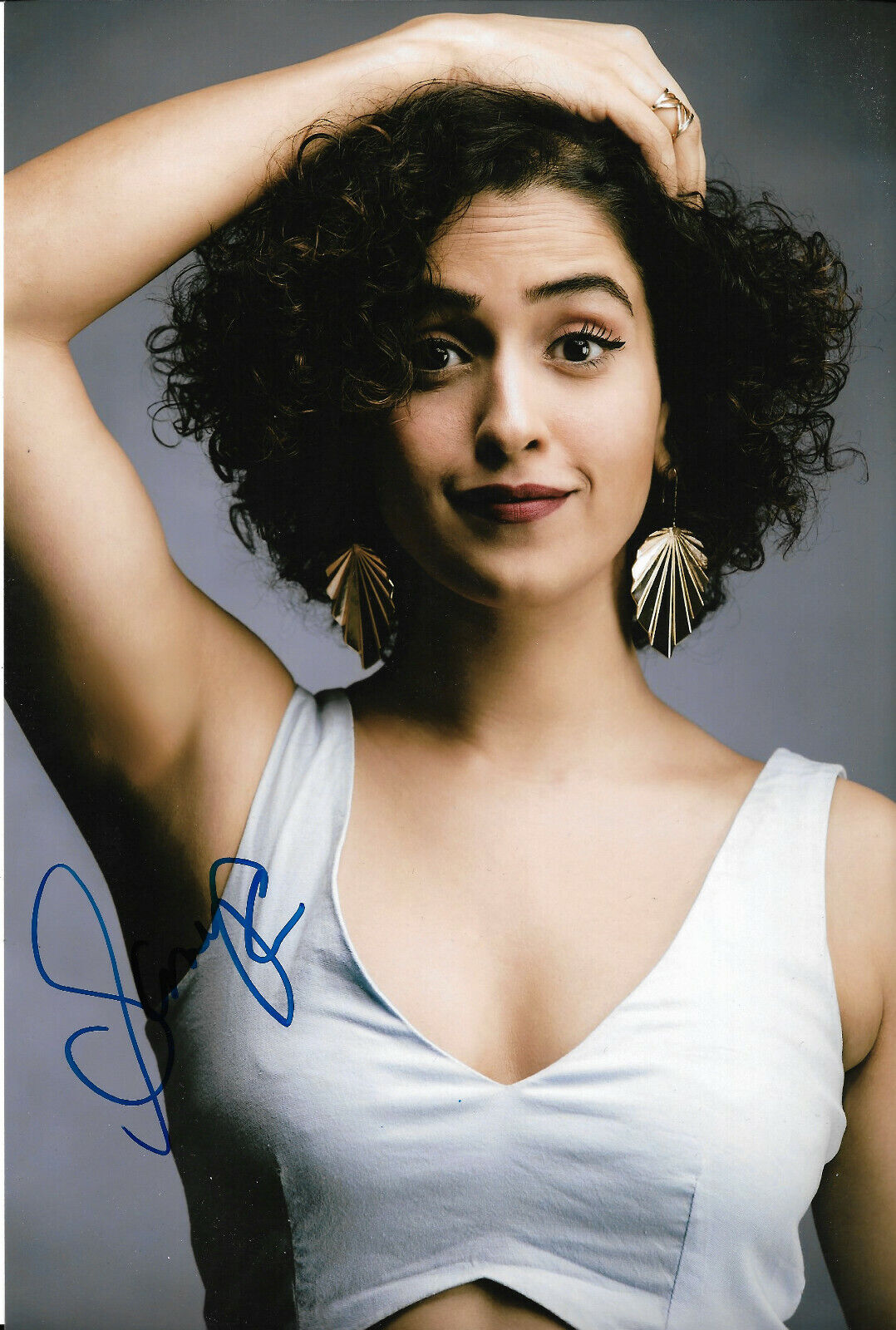 Sanya Malhotra signed 8x12 inch Photo Poster painting autograph