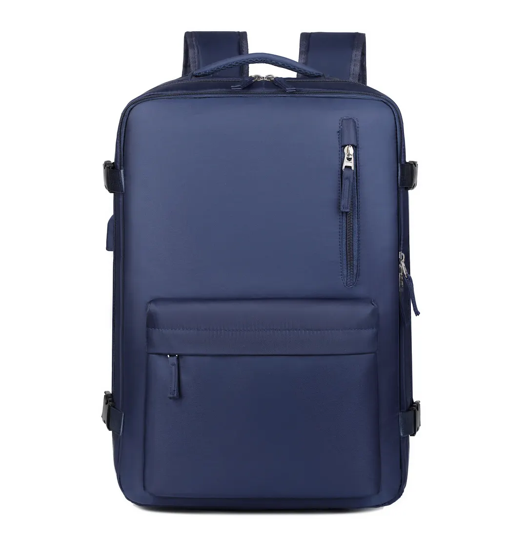 Women's Expandable Macaron Color Oxford Travel Backpack