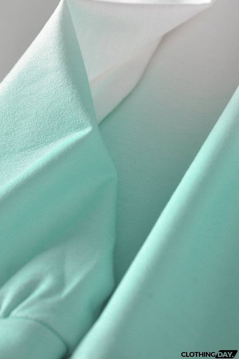 Multicolour Color Block Tie Dye Pullover Sweatshirt