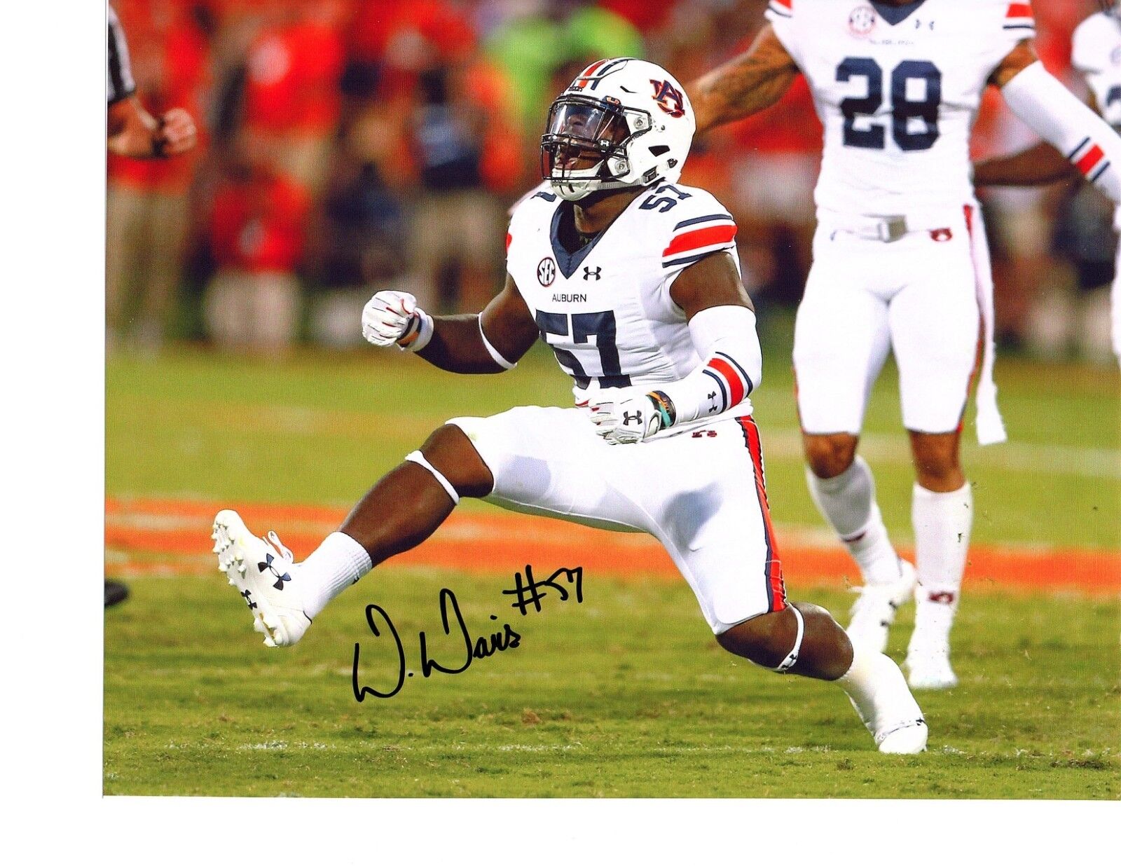 DeShaun Davis Auburn Tigers signed autographed 8x10 football Photo Poster painting War Eagle c