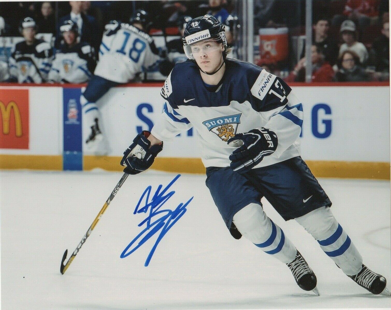 Finland Henrik Borgstrom Signed Autographed 8x10 Photo Poster painting COA