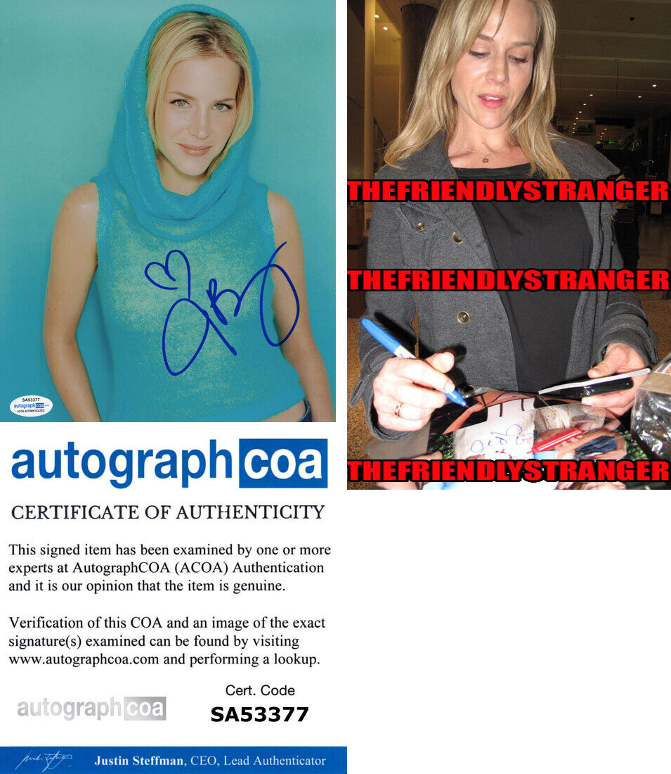 JULIE BENZ signed Autographed 8X10 Photo Poster painting n PROOF - Hot SEXY Dexter ACOA COA