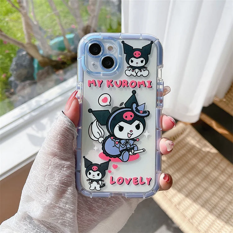 Sanrio hello kitty kuromi melody cinnamoroll Pochacco Luminous Phone Case For Iphone 11 12 13 14 Pro Max X Xs Xr Cover