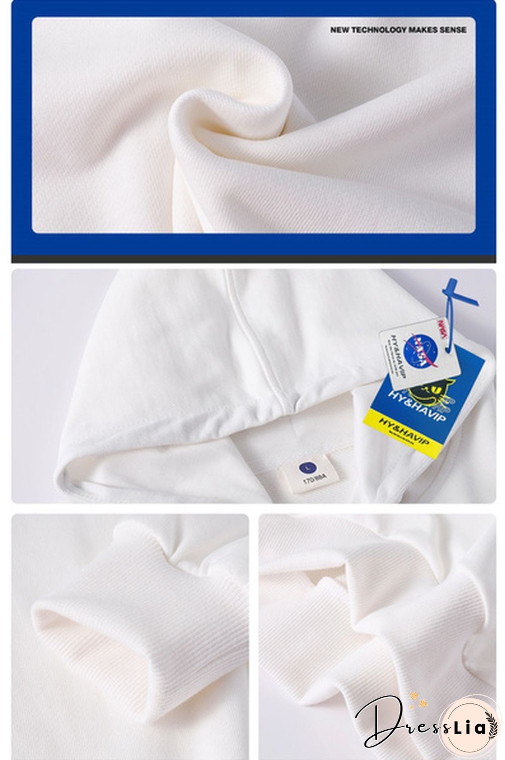 Unisex Hooded Sweater Bear Baseball Long-Sleeved Tops Nasa Tide Brand Pullovers Sweatshirts