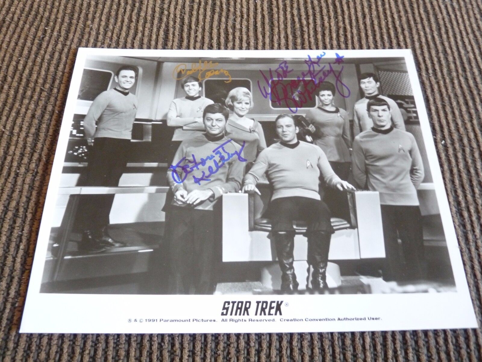 Star Trek Signed Autographed x3 KELLEY KOENIG WHITNEY 8x10 Photo Poster painting PSA Guaranteed