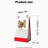Sunflower Butterfly Diamond Art Monthly Flip Tabletop Calendar January 2027 - December 2027 Small Desktop Calendar Planner for Living Room Bedroom Office Desk Gift Giving