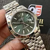 Rolex Datejust 41 m126300-0020 Stainless Steel on Jubilee with Mint Green Dial and Smooth Bezel Super Clone