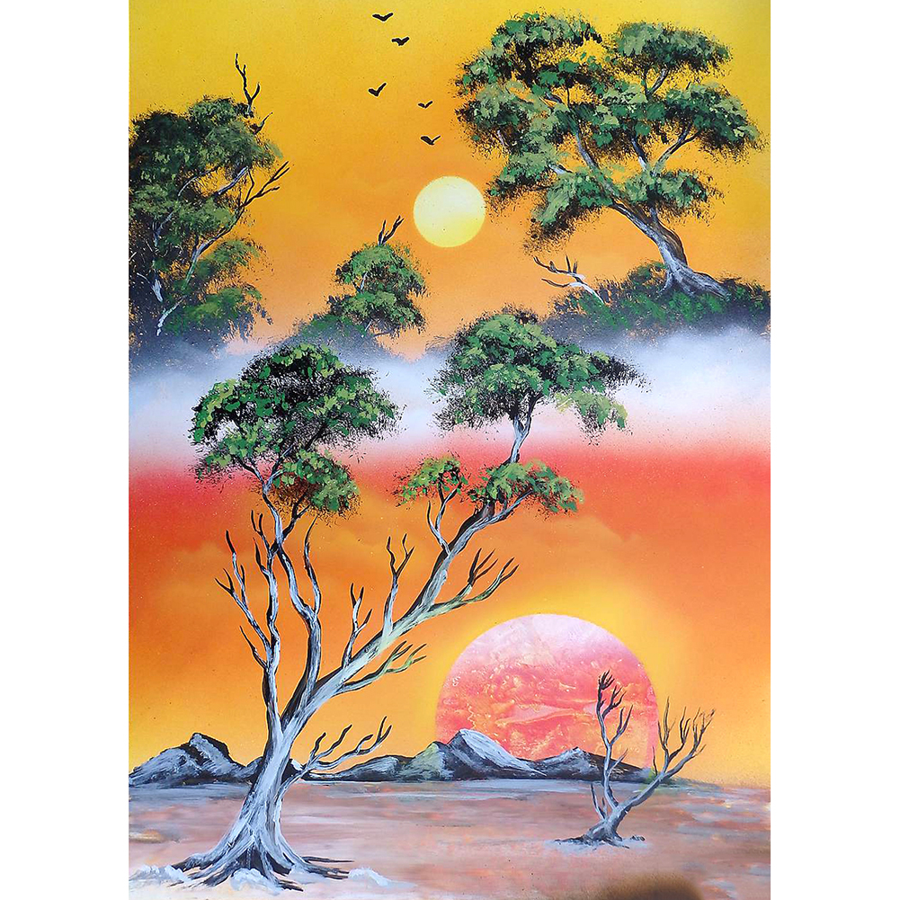 

Sunset Scenery - Round Drill Diamond Painting - 30*40CM, 501 Original