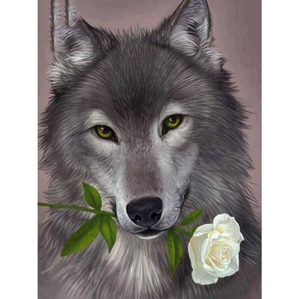 

Wolf - Round Drill Diamond Painting - 30*40CM, 501 Original