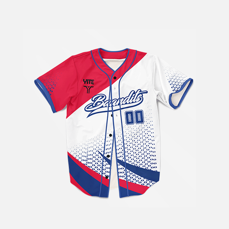 YITE | WB24-005-Red And Blue Baseball Uniform