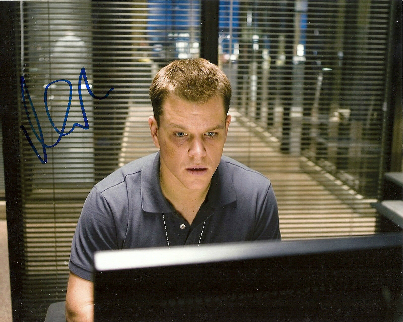 MATT DAMON OCEANS BOURNE PRIVATE RYAN SIGNED 8X10 PICTURE 2 *PROOF