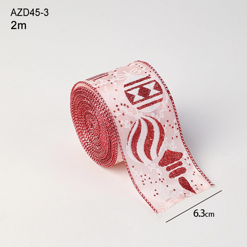 Christmas Nordic Style Minimalist Solid Color Polyester Casual Holiday Party Colored Ribbons Party Accessories