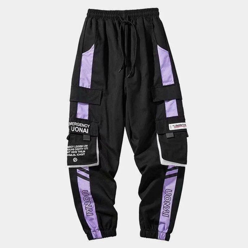 Letter Print Hiphop Pants