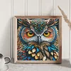 [Brand]Owl - 14CT Stamped Cross Stitch - 41*41cm