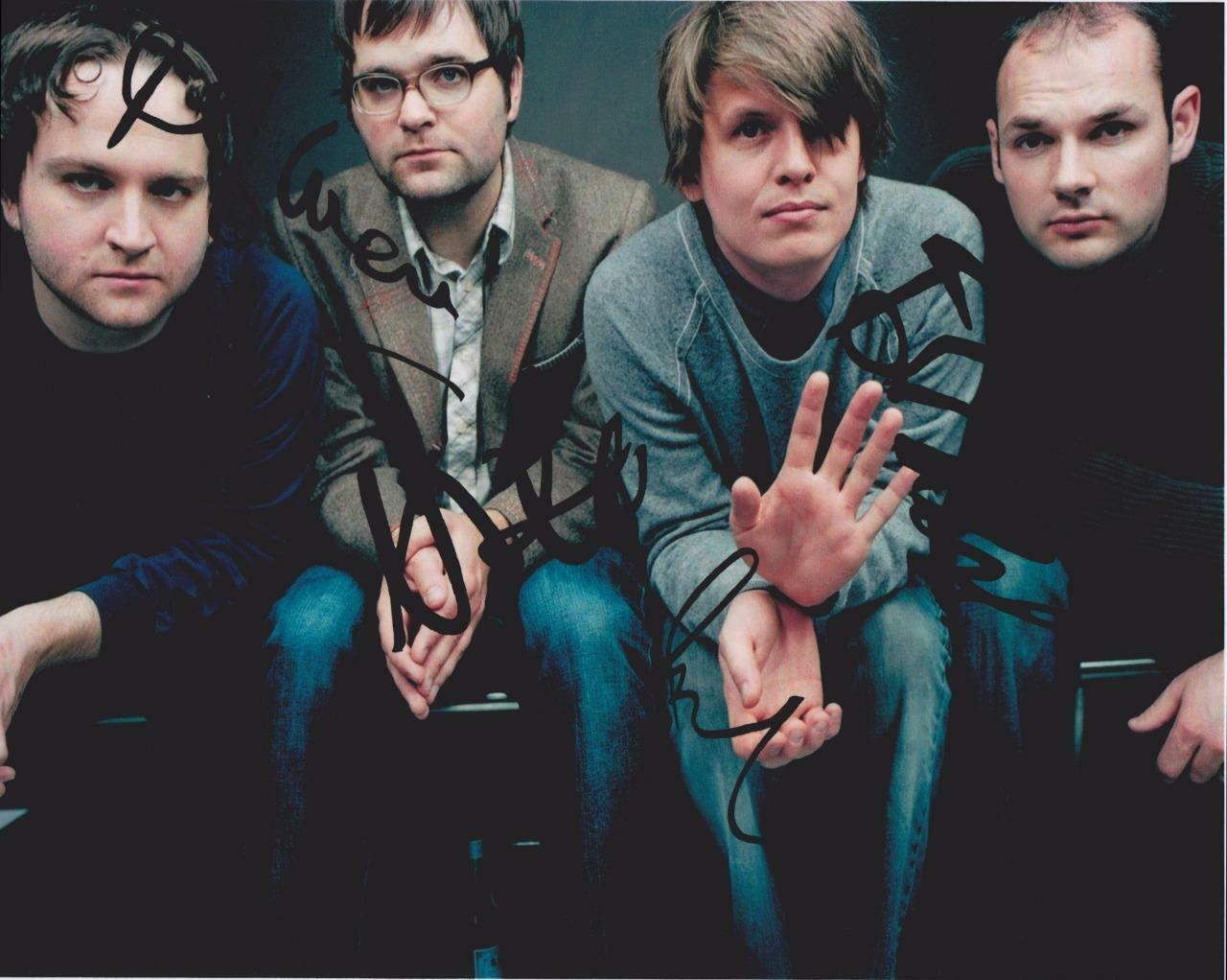 Death Cab for Cutie Band SIGNED AUTOGARPHED 10 X 8