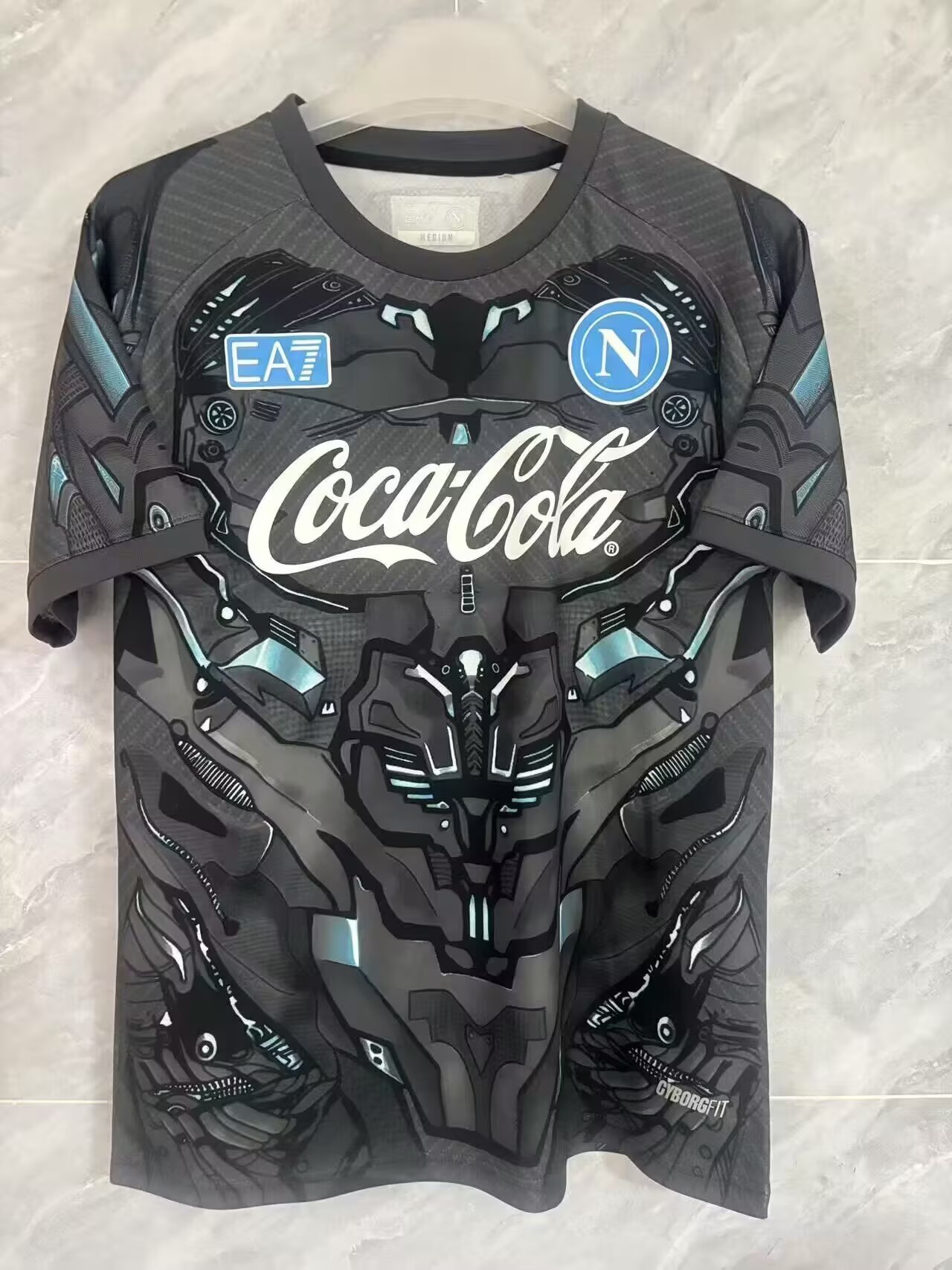 2025/2026 Napoli Training  grey Soccer Jersey