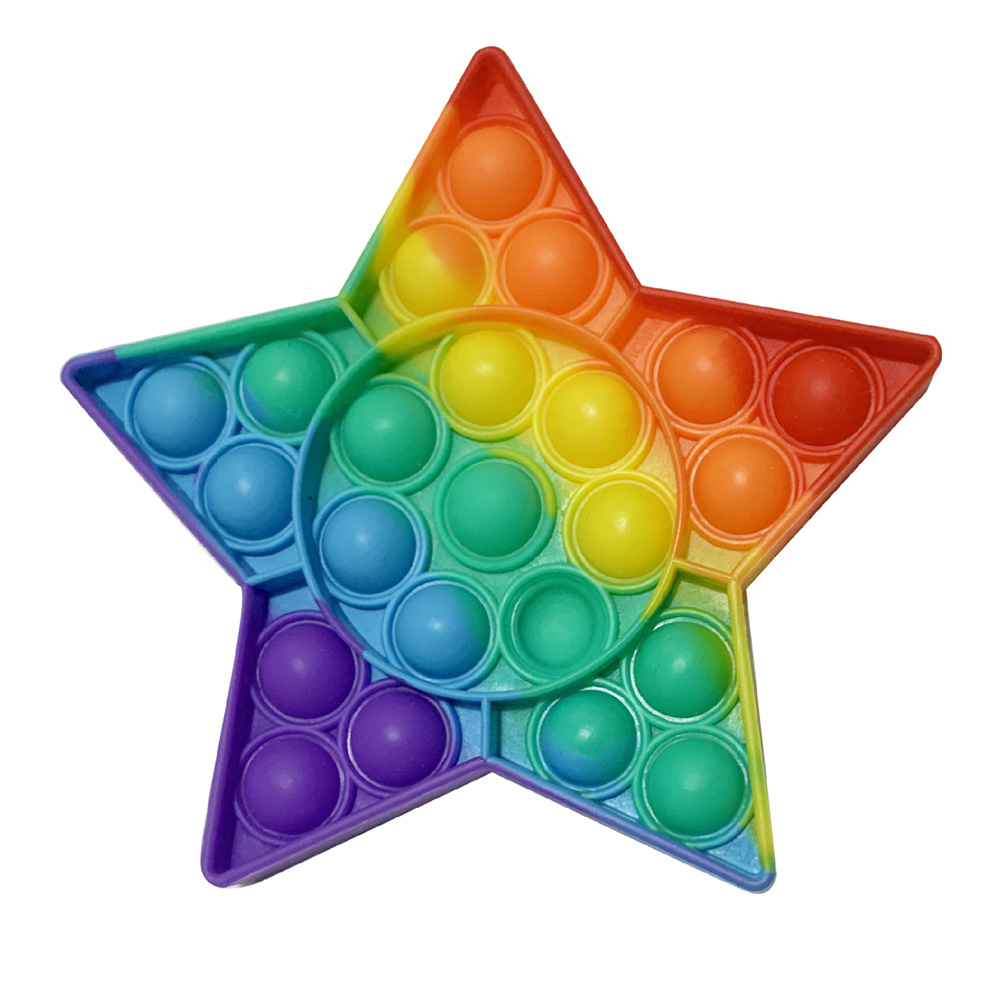 

Rainbow Star - Pop It Fidget Toy, 501 Original