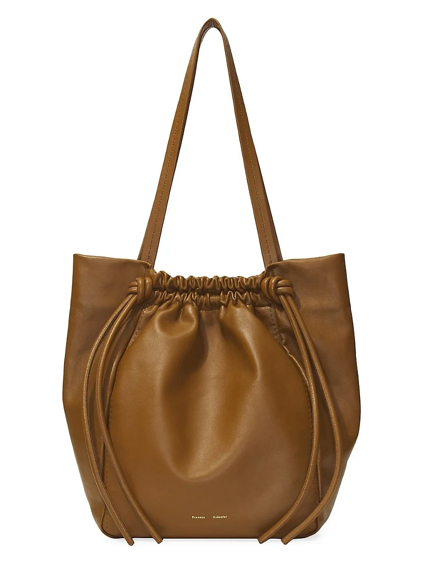 Proenza Schouler Drawstring Leather Tote