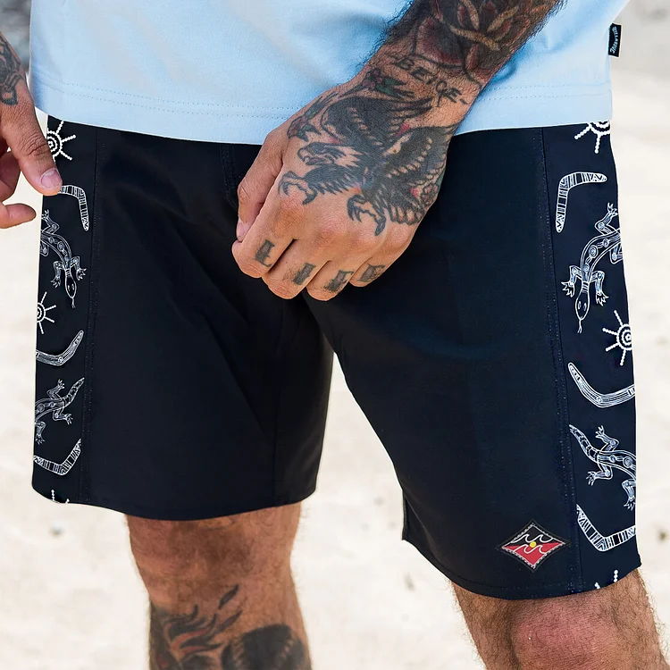 Men's Retro Casual Performance Board Surf Shorts 927a