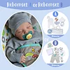 [Heartbeat💖 & Sound🔊] 20'' Real Lifelike Sleeping Carley, Realistic Soft Silicone Boy Baby Dolls Toy - RBBI-Myrebornbabydoll&reg; Myrebornbabydoll&reg;