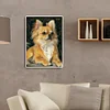 Perle De Chien - Rond Diamant Peinture40X50CM