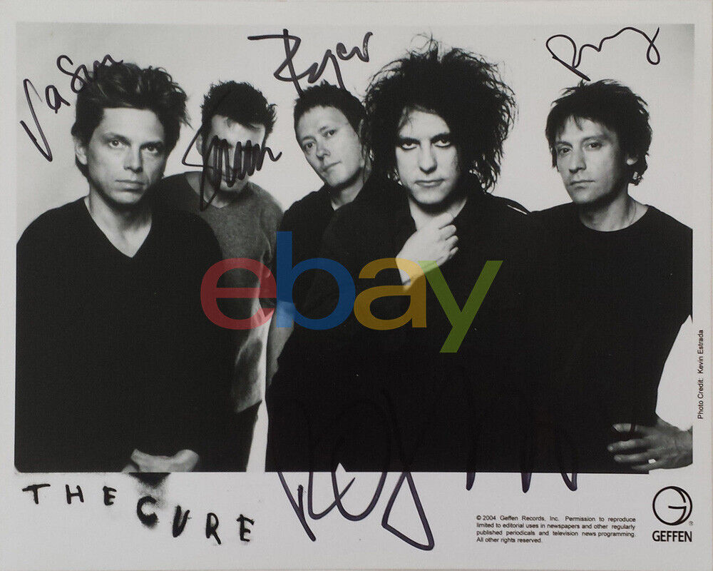 The Cure Band Autographed 8x10 Signed Photo Poster painting reprint