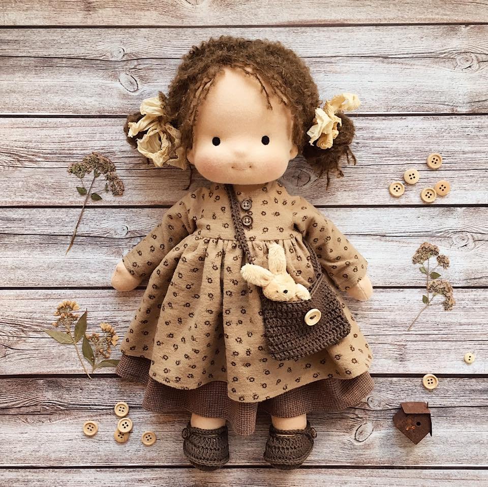 Peperudas Dolls - Handmade Waldorf Doll Una - The Best Gift for Christmas