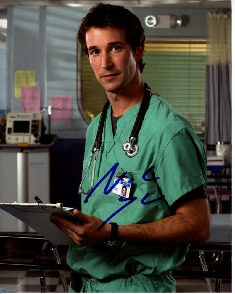 Noah wyle signed autographed er dr. john carter Photo Poster painting