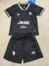 Joyfball 2025/2026 Kids Size Juventus Third Away Soccer Jersey 1:1 Thai Quality