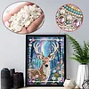 Diamond Painting-DIY Special Shaped Drill Pearl Painting Deer(30x40cm)