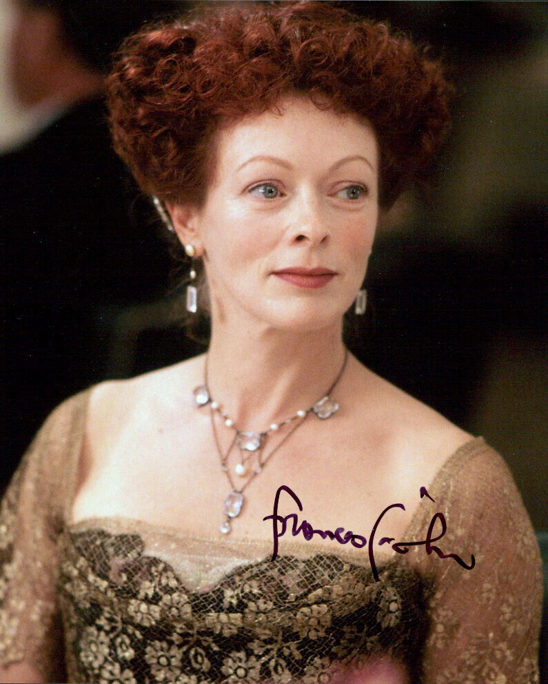 Frances Fisher (Titanic) signed 8X10 Photo Poster painting