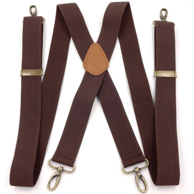 Trousers Elastic Shoulder Strap Hook Buckle Suspenders Clip-inspireuse