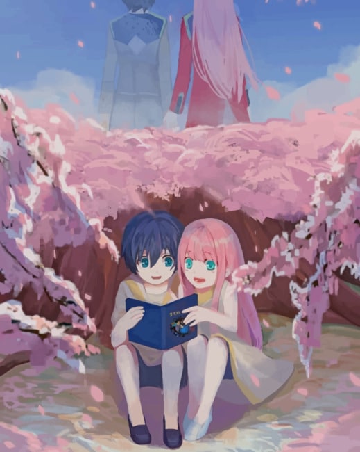 

Darling In The Franxx – Paint By Numbers - 40*50CM, 501 Original
