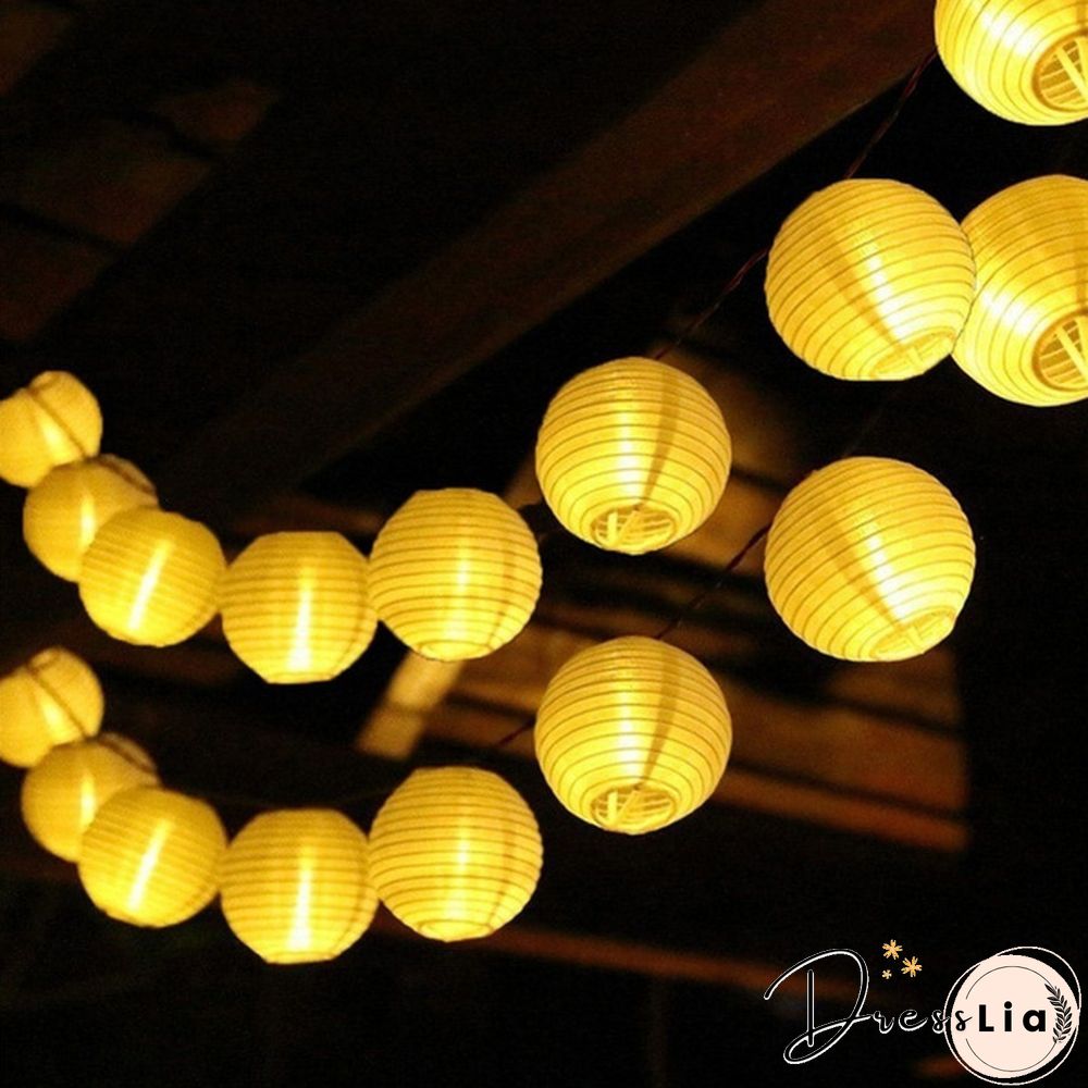 50/60 LED Patio Solar Garland Fairy Light Outdoor Lantern Ball Solar Led String Fairy Light Home, Party & Wedding Decorations