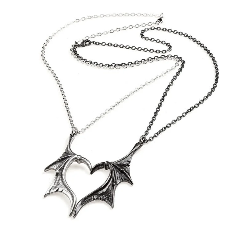 Women's necklace Cool Halloween Heart Necklaces