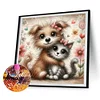 4pcs Diamond Painting-DIY Full Round Drill Warm Cats Dogs
