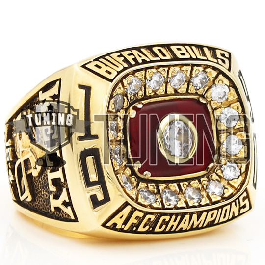 1990 Buffalo Bills AFC Championship Ring 