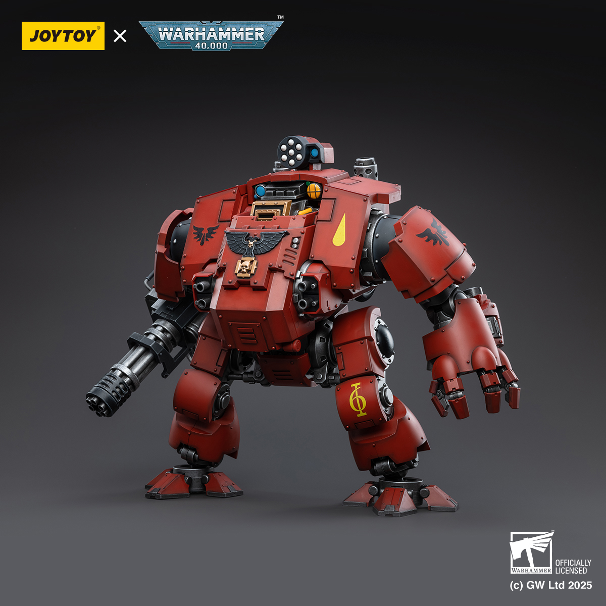 Pro-order JOYTOY Blood Angels Redemptor Dreadnought WARHAMMER 40K Soldier's Mech Model Toy action figure