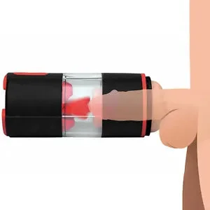 2 in1 Deep Throat Stroker Blowjob Male Masturbator Oral Sex Toys for Men  Toys
