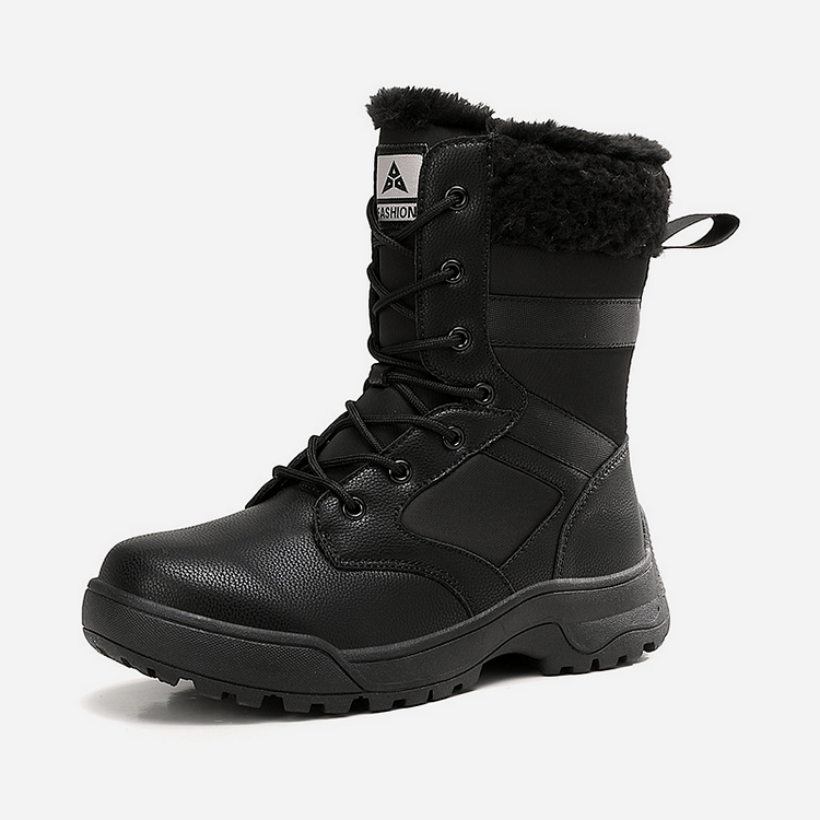Fashion Women's Winter Water-Proof Lace-Up Warm Snow Boots  Stunahome.com