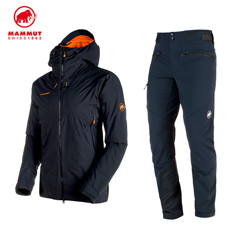 MAMMUT®Pánská klasická outdoorová souprava - bunda a kalhoty, nepromokavá a větruodolná