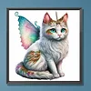 Diamond Painting -5D Full Round Drill Winged Kitten
