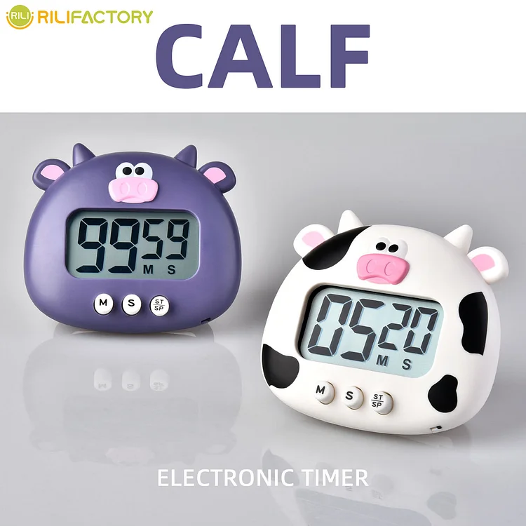 Cartoon Calf Electronic Timer Rilifactory