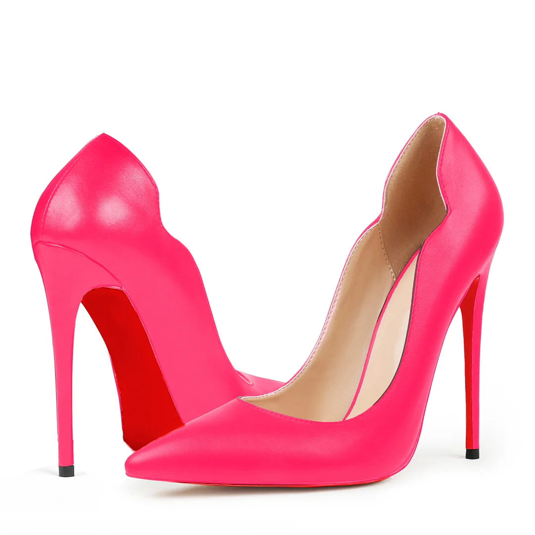 120mm Women's Red Bottom High Heels for Party Wedding Matte Pumps-MERUMOTE