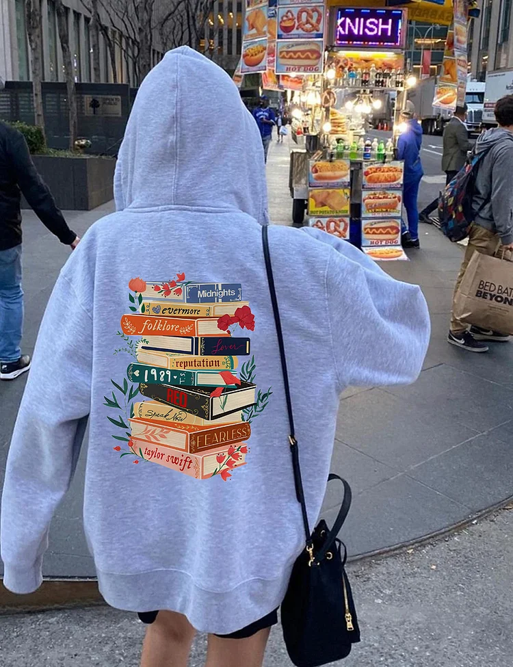Album Eras Book Hoodie