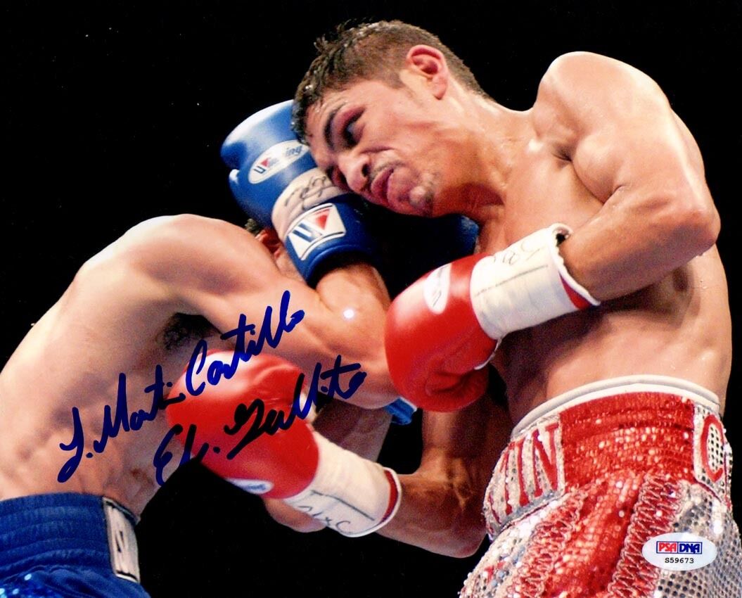 Martin Castillo SIGNED 8x10 Photo Poster painting Superflyweight Champion PSA/DNA AUTOGRAPHED