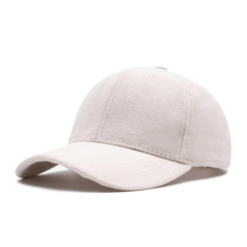 Women’s Streetwear Solid Color Curved Eaves Baseball Cap