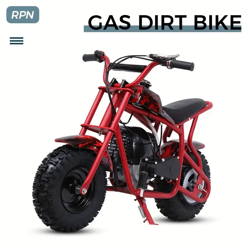 RPN DB003, 50CC 2-       , Motocicleta todoterreno a  ,   20 MPH,     de  , asiento acolchado  ,    s y aprobación de la EPA, Soporta   165  . detalles 3